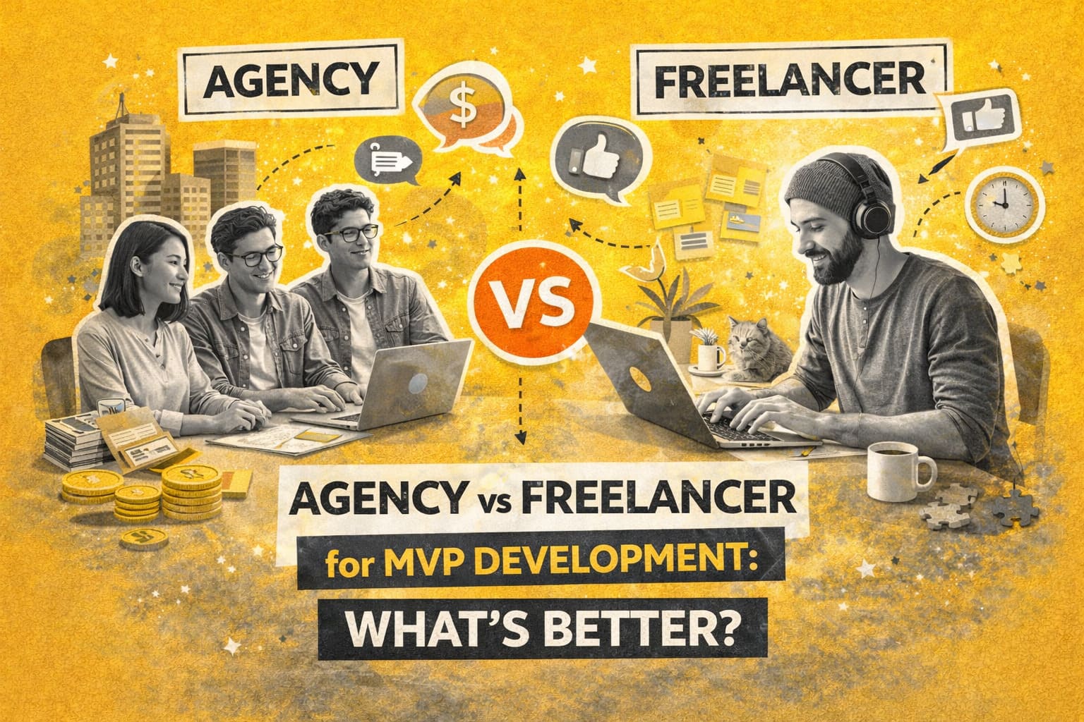 Agency vs Freelancer for MVP Development: What’s Better?