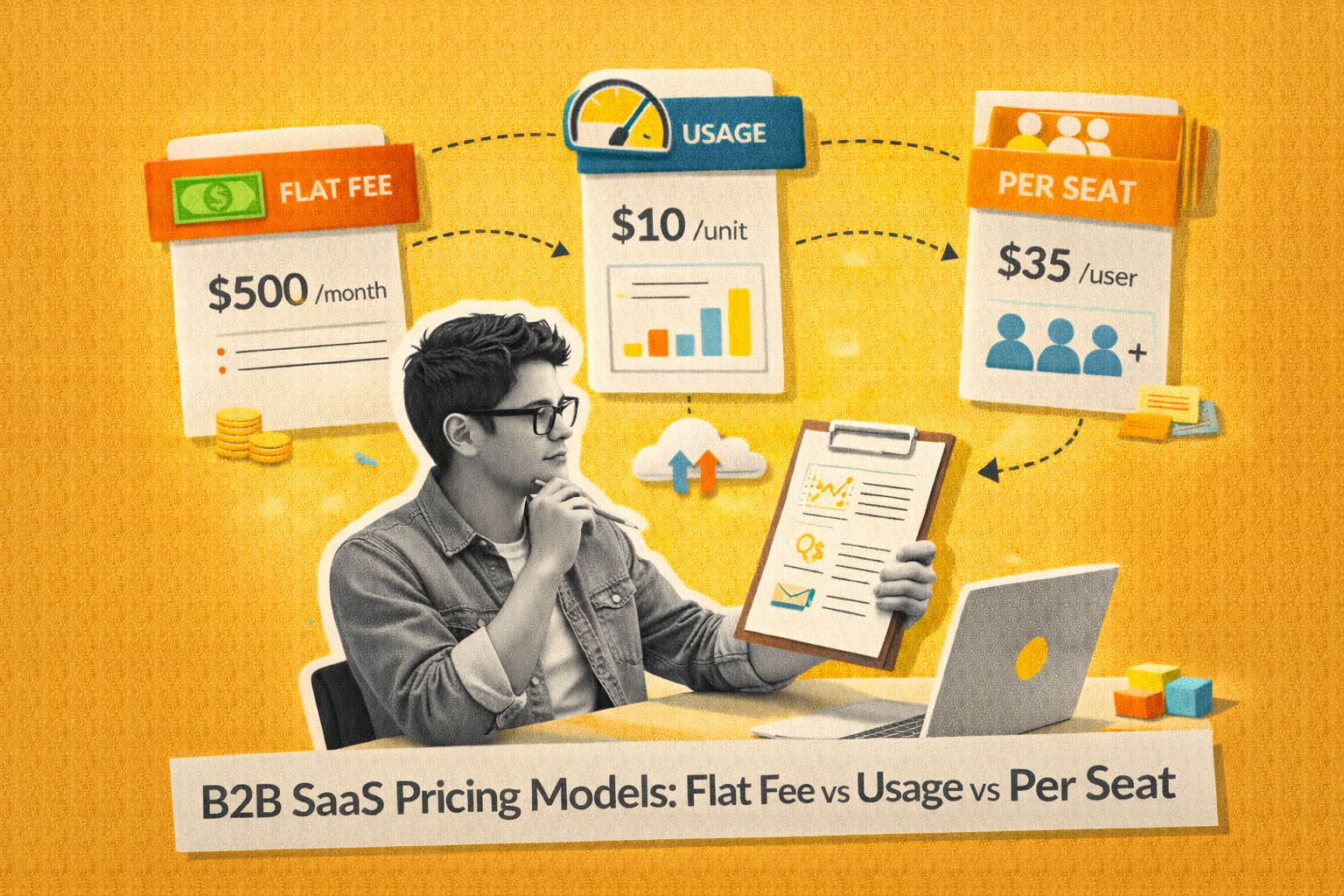 B2B SaaS Pricing Models: Flat Fee vs Usage vs Per Seat