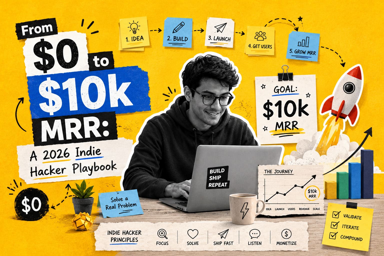 From $0 to $10k MRR: A 2026 Indie Hacker Playbook